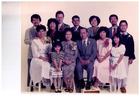 Miyoko and George Koyama's family on their 50th wedding anniversary, 1988.